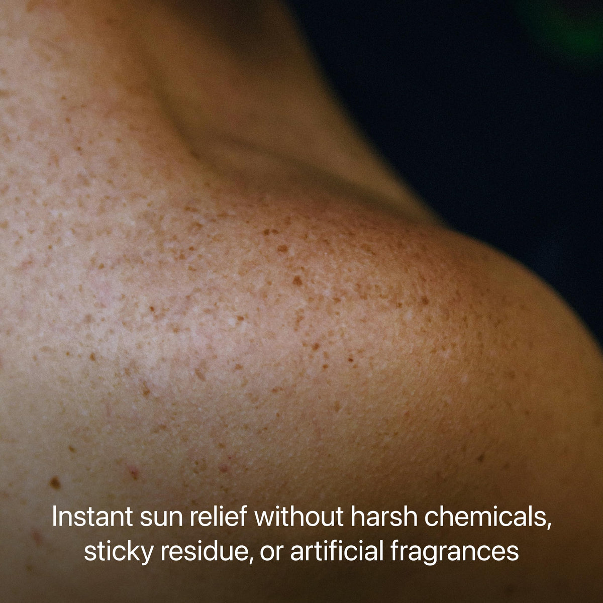 Project Reef used on beach to hydrate sun-exposed skin after a day outdoors