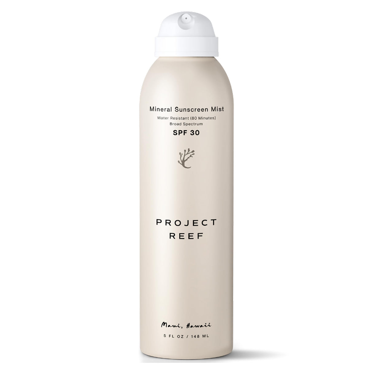 Project Reef front packaging showing SPF 30 and reef-safe claim for clear choice
