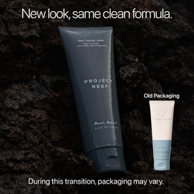 Project Reef texture close-up highlighting lightweight, fast-absorbing lotion