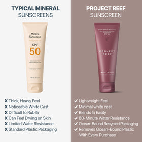 Project Reef travel-size in a carry-on bag highlighting TSA-friendly benefit
