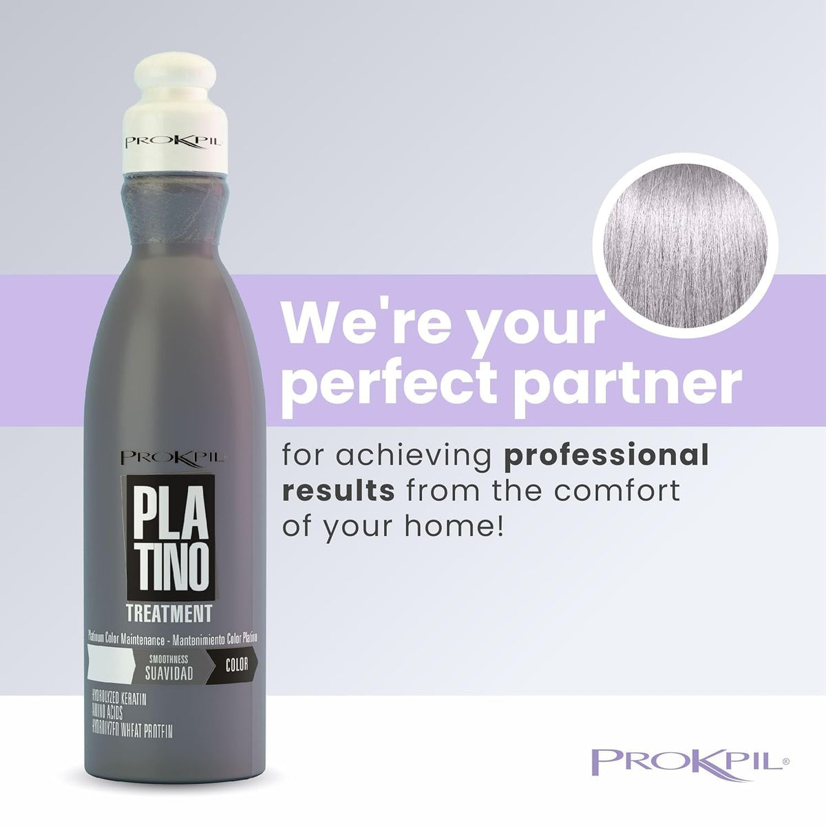 Prokpil applying mask on wet hair demonstrates even-tone refresh benefit