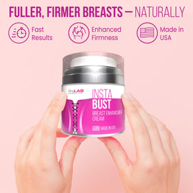 ProLab Organics cream texture open jar highlighting fast absorption