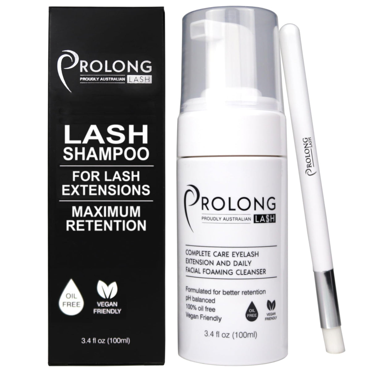 PROLONG LASH front packaging 100ml showing bottle and branding for professional use
