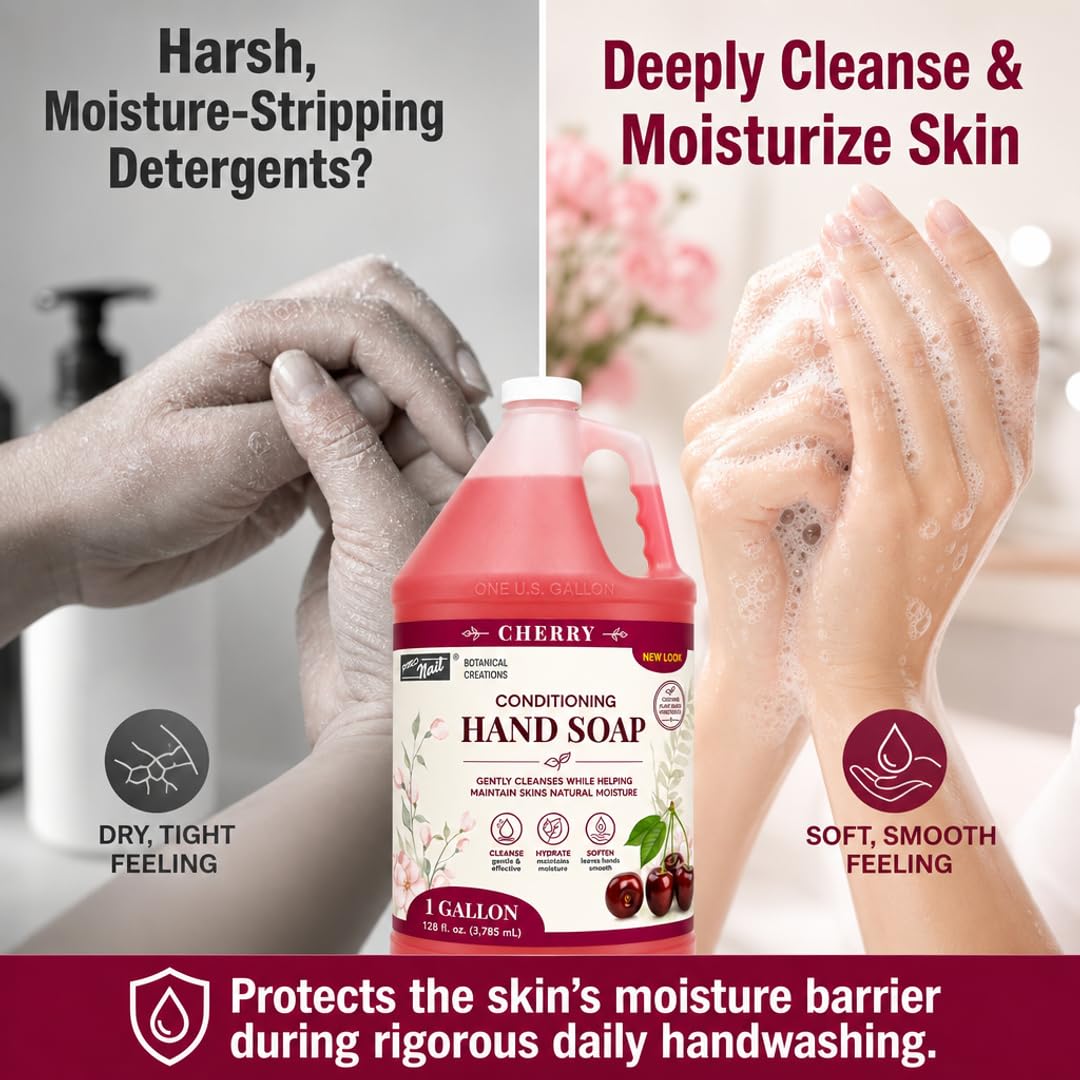 PRO NAIL NAIL SYSTEMS rich foamy lather that cleans and hydrates hands