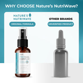 Nature’s NutriWave Pronail Complex in a foot-care routine showing convenient daily use