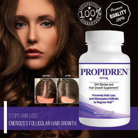 Pronexa Propidren capsules in hand illustrating capsule size and convenience