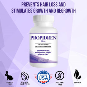 Pronexa Propidren label detail with supplement facts and dosage