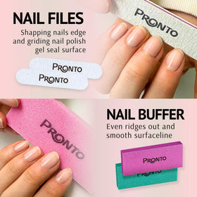 Pronto stainless cuticle pusher and scraper detail for gentle lifting