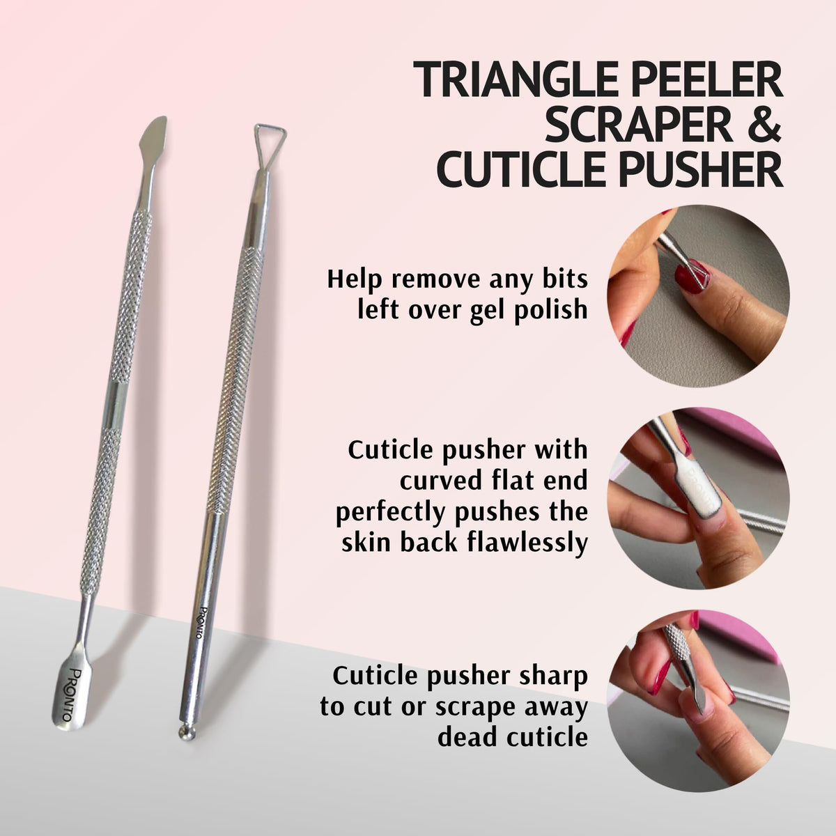 Pronto hand soaking demo showing comfortable fit and efficient removal