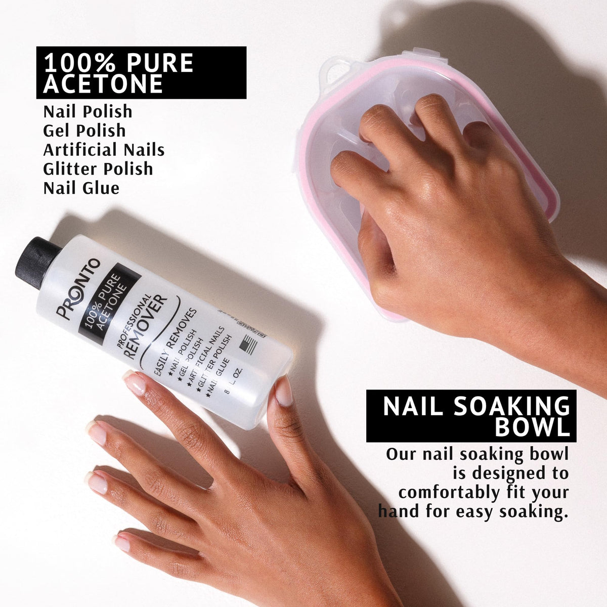 Pronto nail file and buffer texture for precise shaping and smoothing