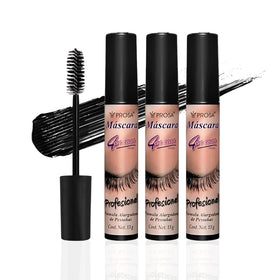 Prosa front packaging showing three waterproof mascara tubes and gift-ready box benefit