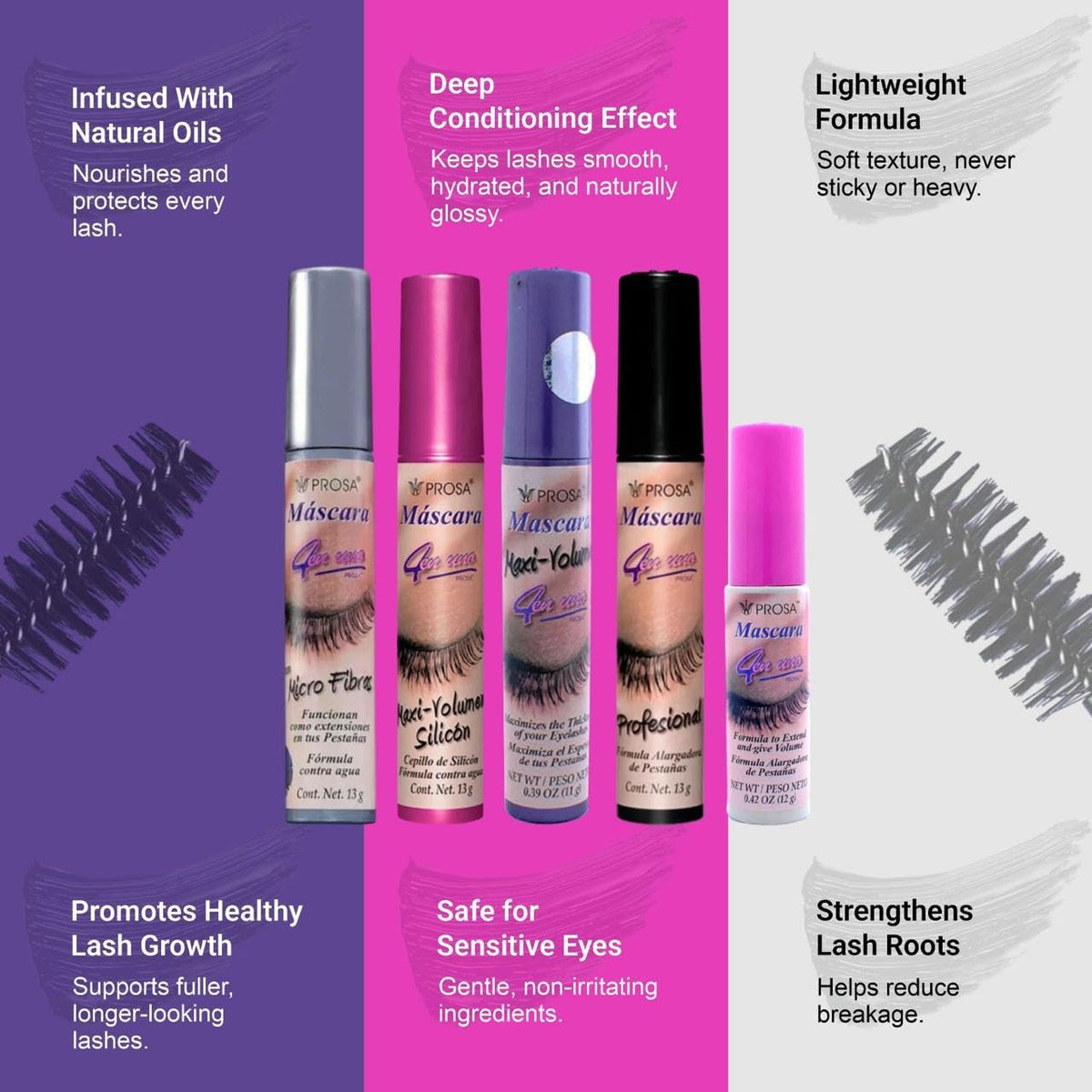 Prosa lifestyle application model applying mascara for instant lift