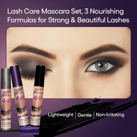 Prosa mascara precision brush close-up demonstrating even lash coating