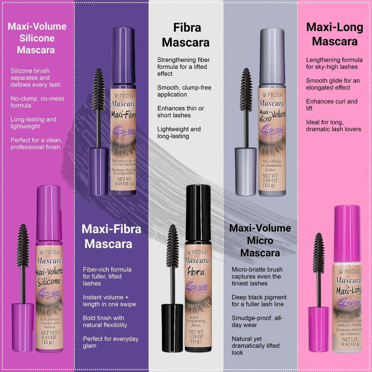 Prosa tube material texture suggesting sturdy packaging and easy grip