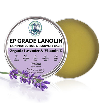 ProSeed jar front label showing lanolin lavender benefits