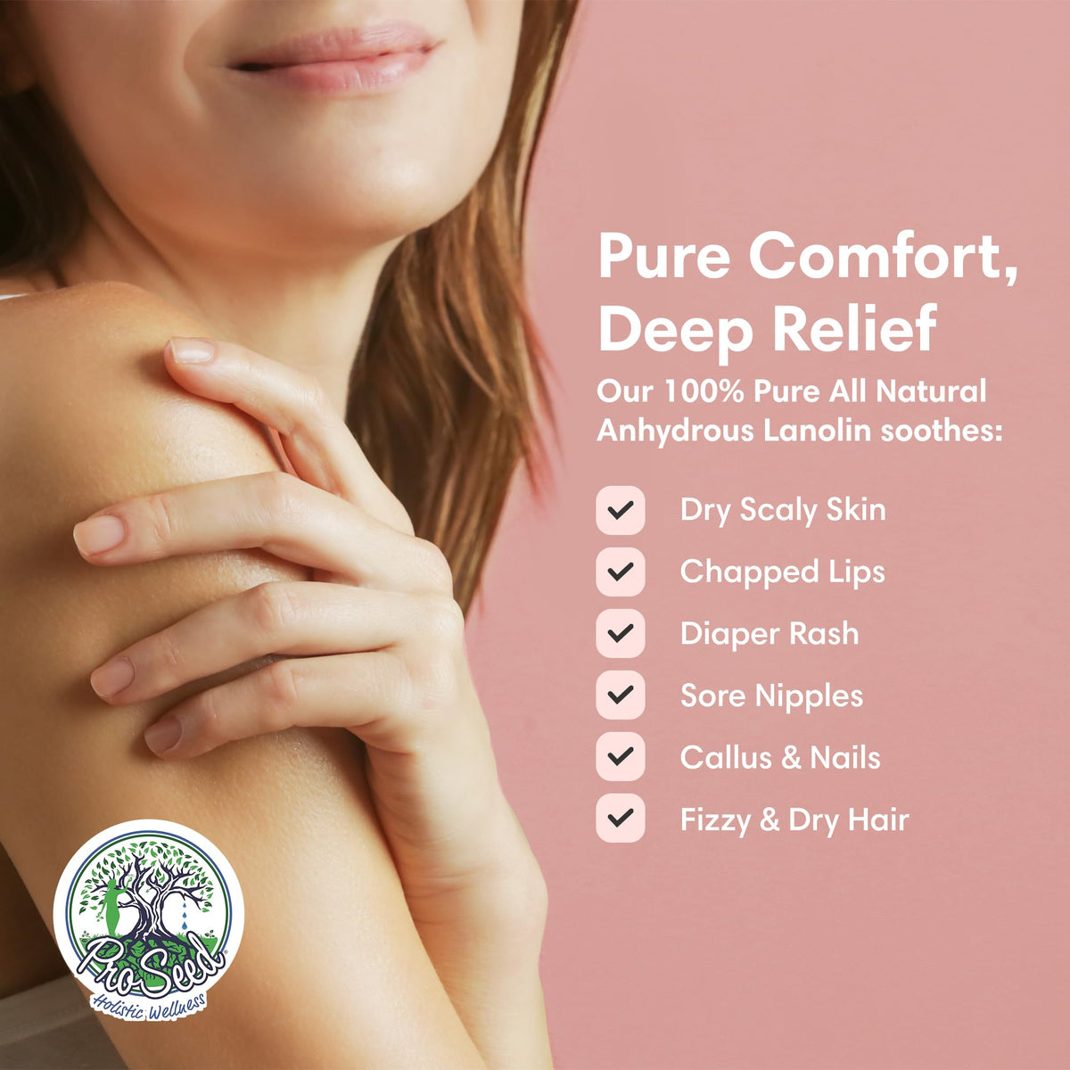 ProSeed lanolin used outdoors protecting skin from wind and dryness