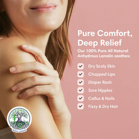 ProSeed lanolin used outdoors protecting skin from wind and dryness
