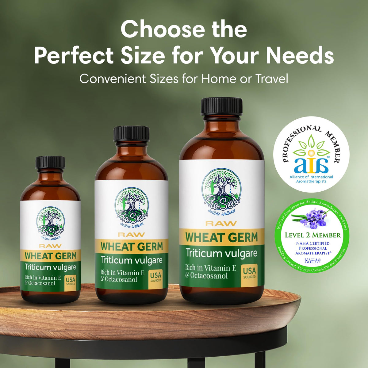 ProSeed Holistic Wellness label detail showing virgin, cold-pressed claims and origin