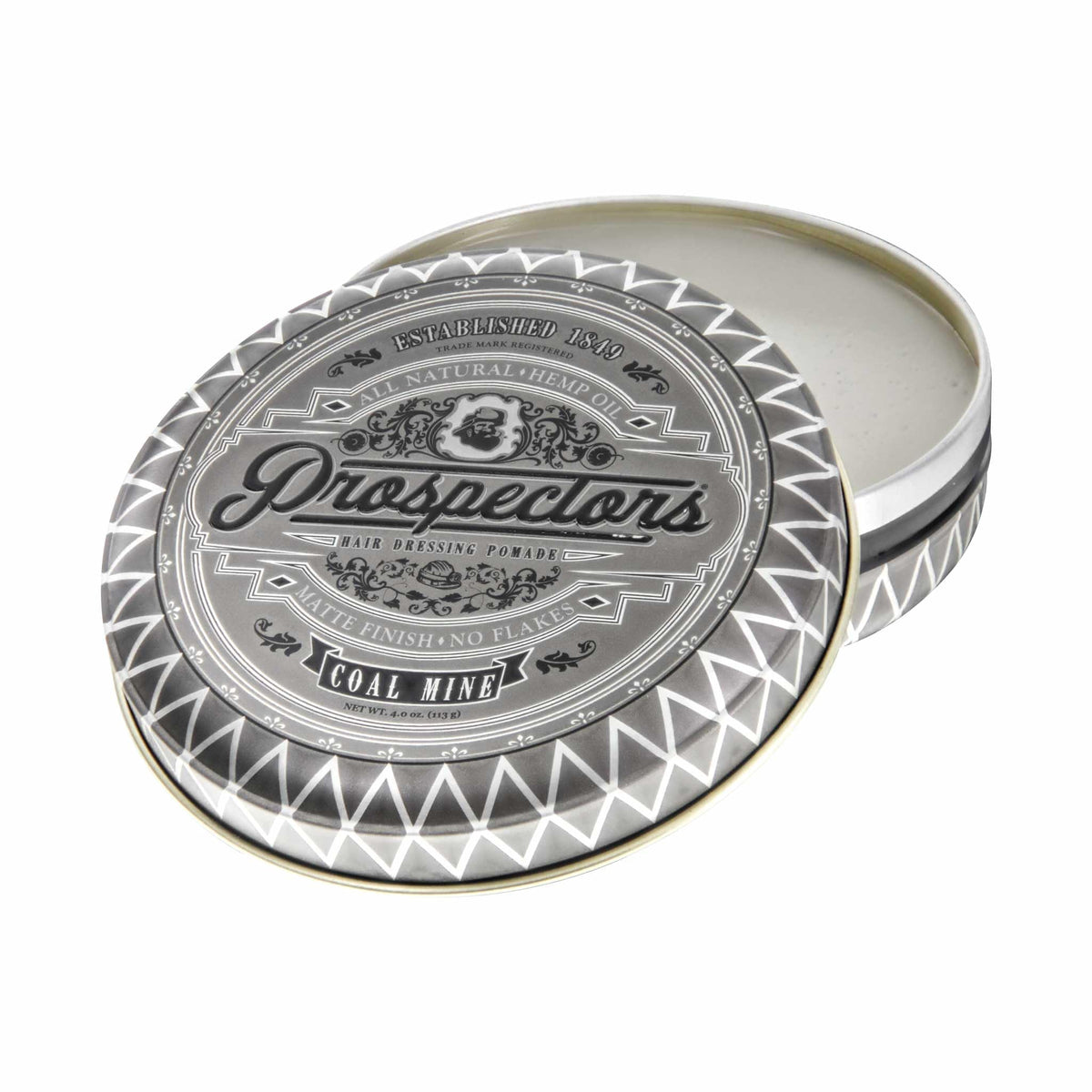 PROSPECTORS close-up of pomade texture highlighting matte finish and easy application