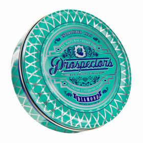 PROSPECTORS front tin showing label and 14 oz size for professional value