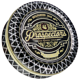 PROSPECTORS jar front view showing label and 14 oz size for clear product identification and confidence