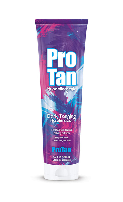 ProTan bottle front view showing label and gentle hydrating benefits