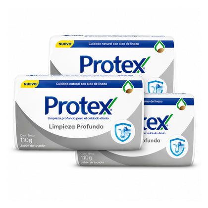 Protexx front packaging three-pack showing convenient storage and value