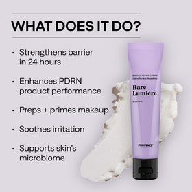Provence Beauty on bathroom vanity lifestyle shot promoting morning routine