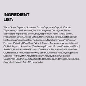 Provence Beauty label close-up showing ingredient list and clean formula
