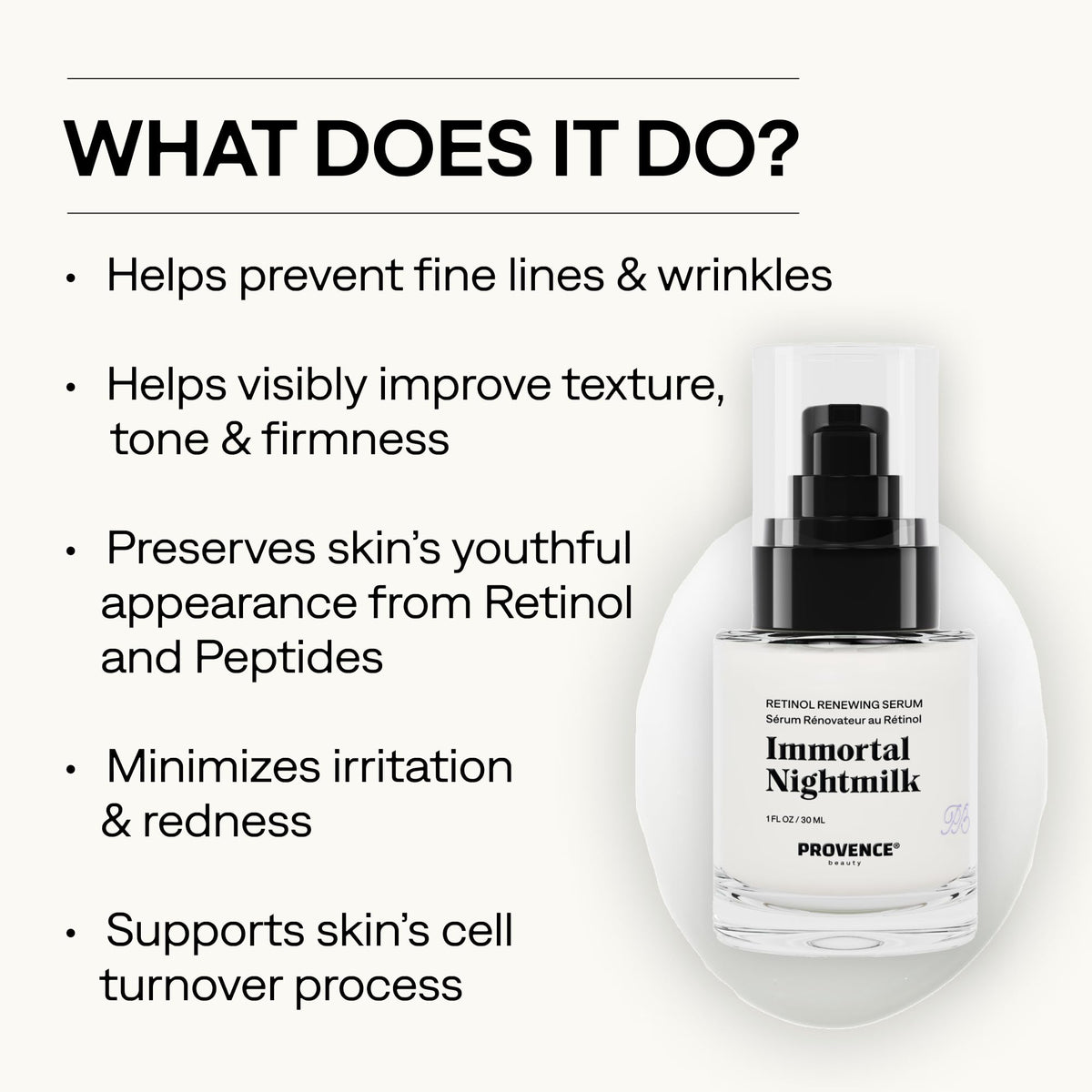 Provence Beauty label and box close-up focusing on active percentages and directions