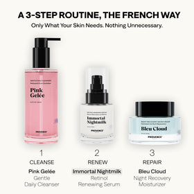 Provence Beauty in hand for scale showing compact 1 fl oz bottle and travel-friendly size