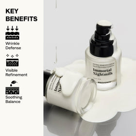 Provence Beauty close-up serum drop showing lightweight texture for smooth absorption