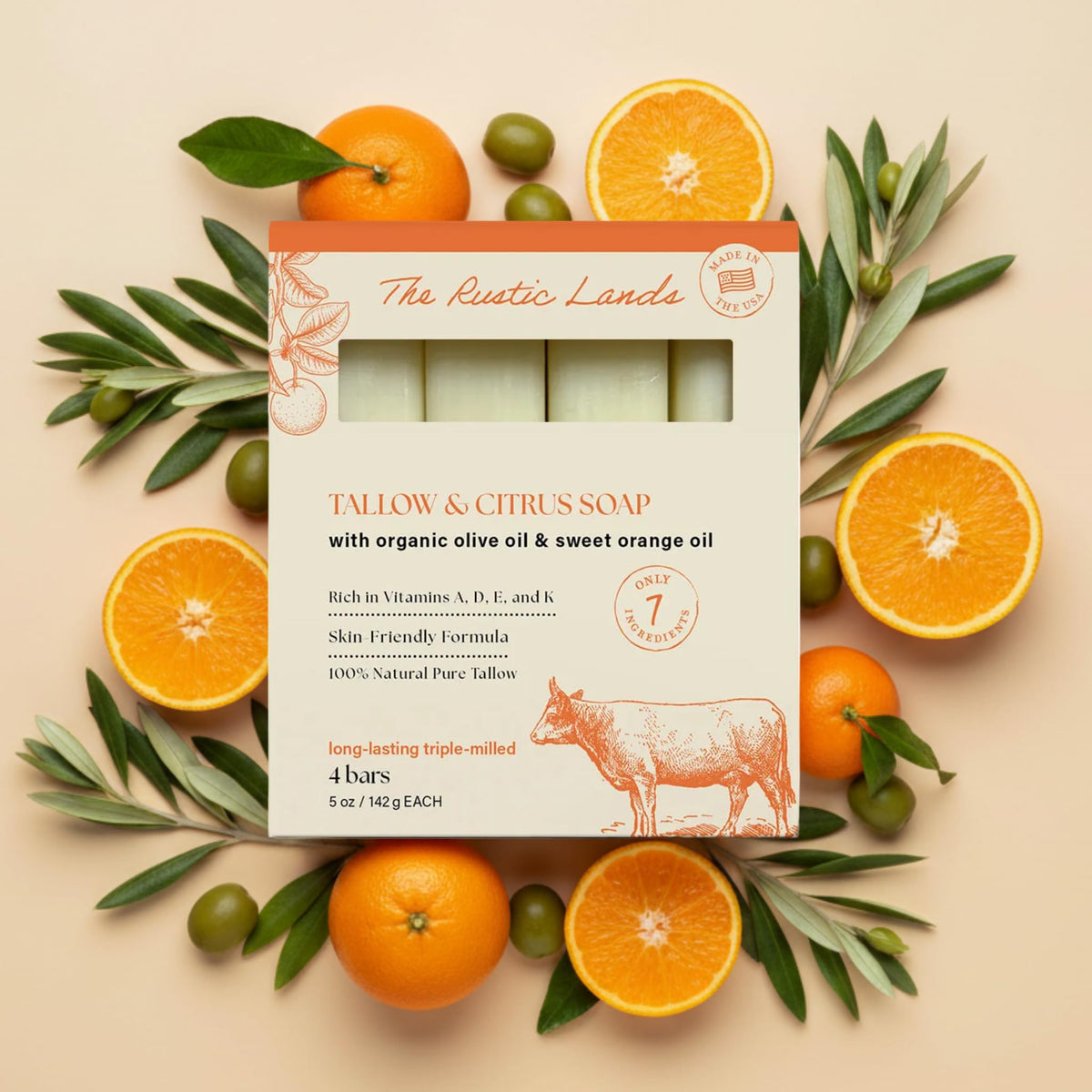 PROVENCE ESSENTIALS close-up of soap texture highlighting triple-milled density and creamy feel