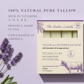 PROVENCE ESSENTIALS ingredient label detail showing tallow and organic oils
