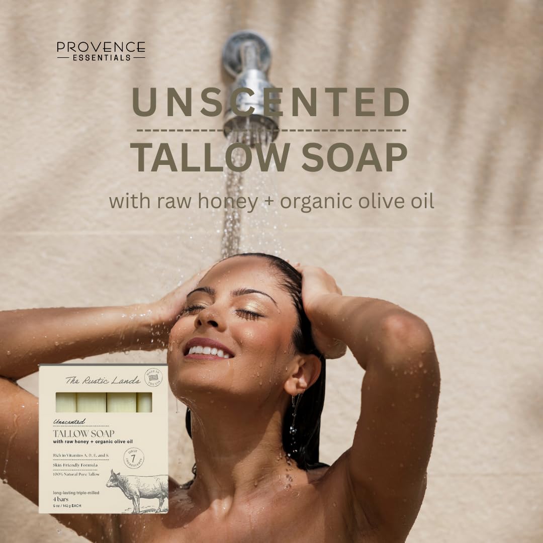 PROVENCE ESSENTIALS creamy lather in hand for gentle cleansing benefit