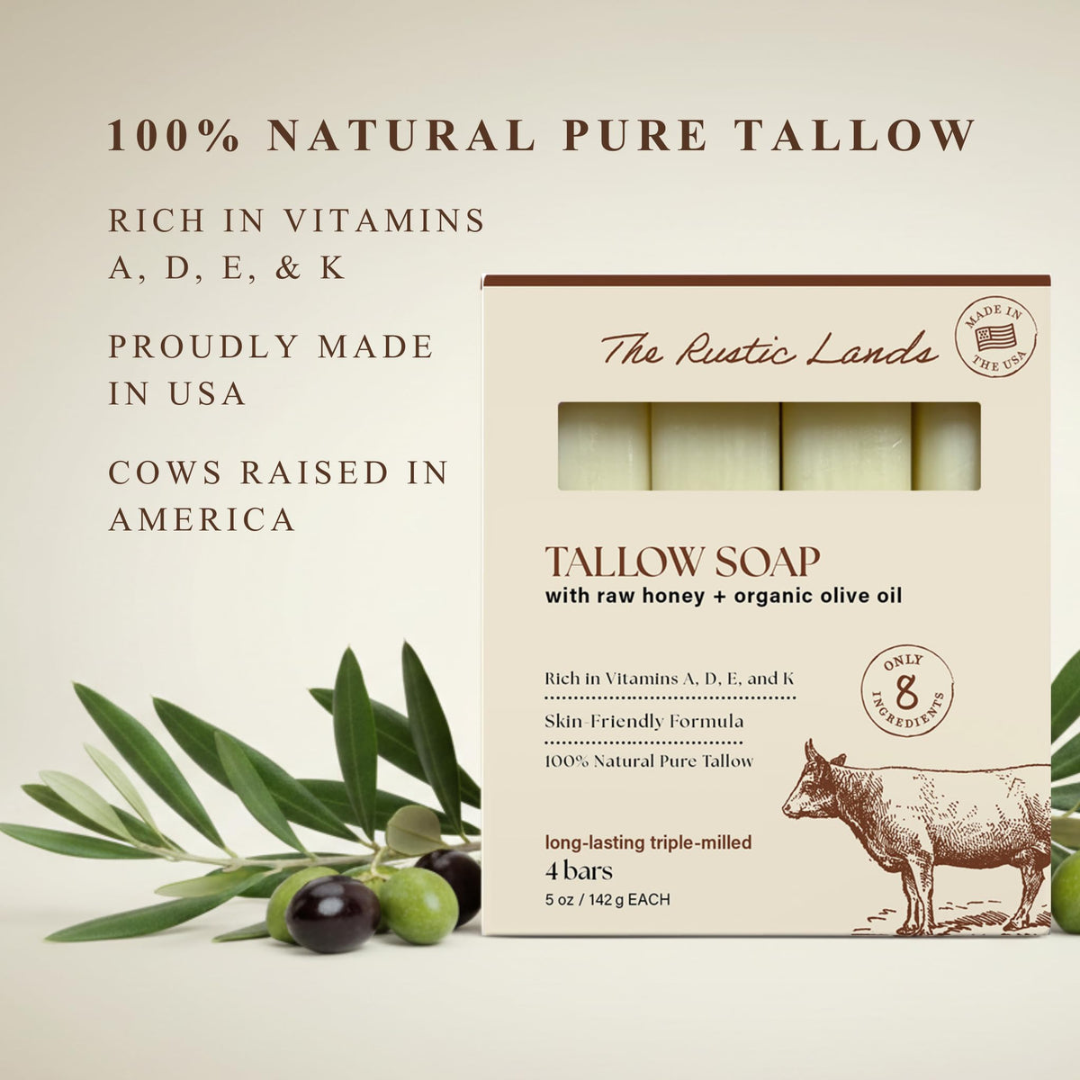 PROVENCE ESSENTIALS soap lathered on hands demonstrating mild cleansing and softness