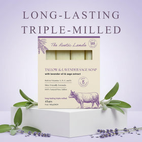PROVENCE ESSENTIALS soap lather in hand demonstrating gentle cleansing
