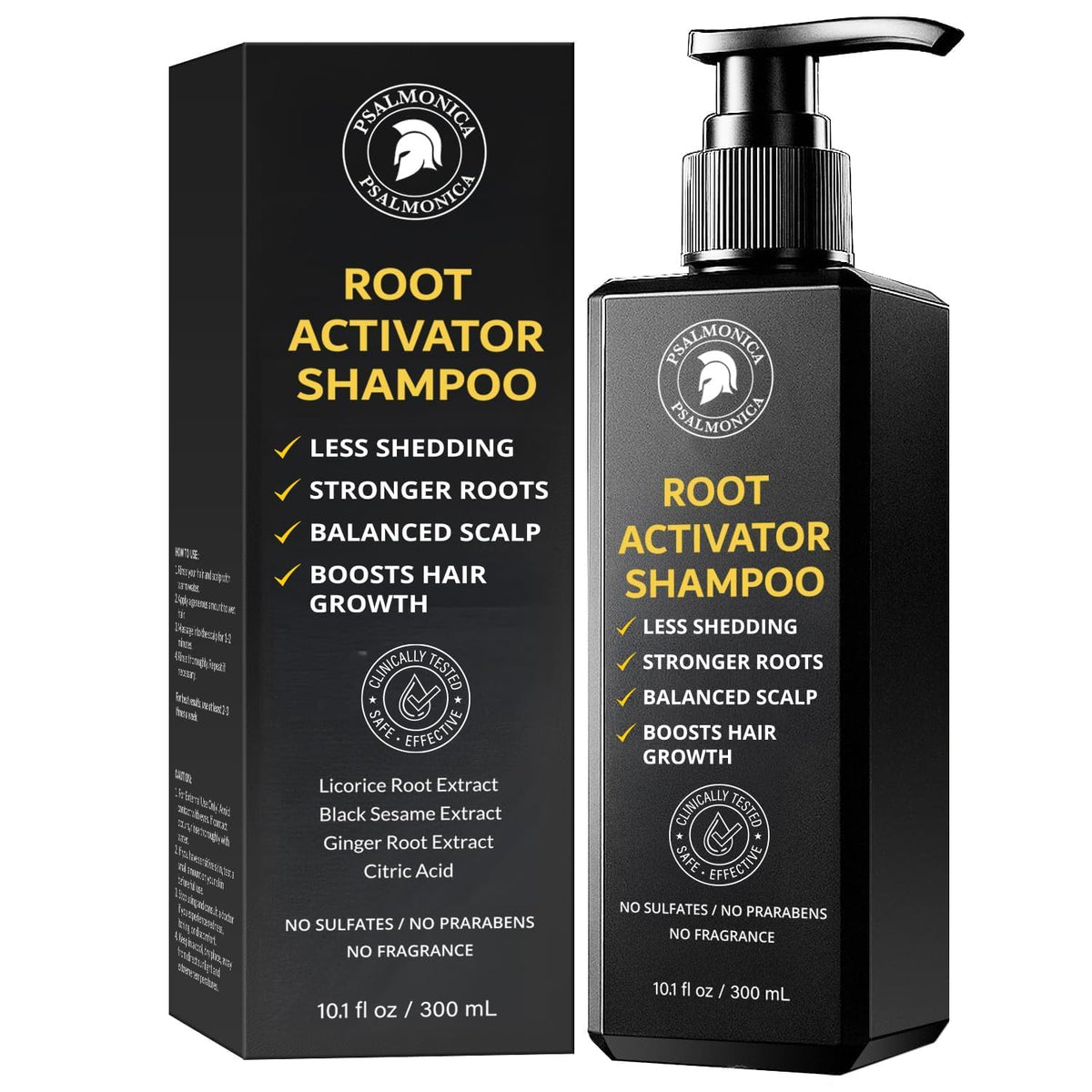 Psalmonica front packaging showing bottle and benefits