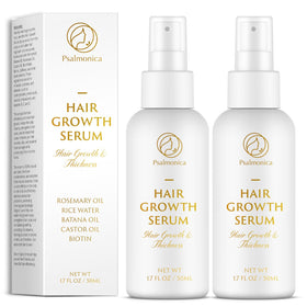 Psalmonica front packaging showing twin 1.7 fl oz bottles and clear benefits