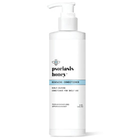 PSORIASIS HONEY front packaging showing 8oz bottle and label benefits