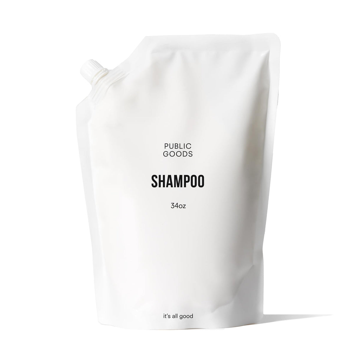 Public Goods front packaging showing 34 fl oz refill and clean sustainable branding