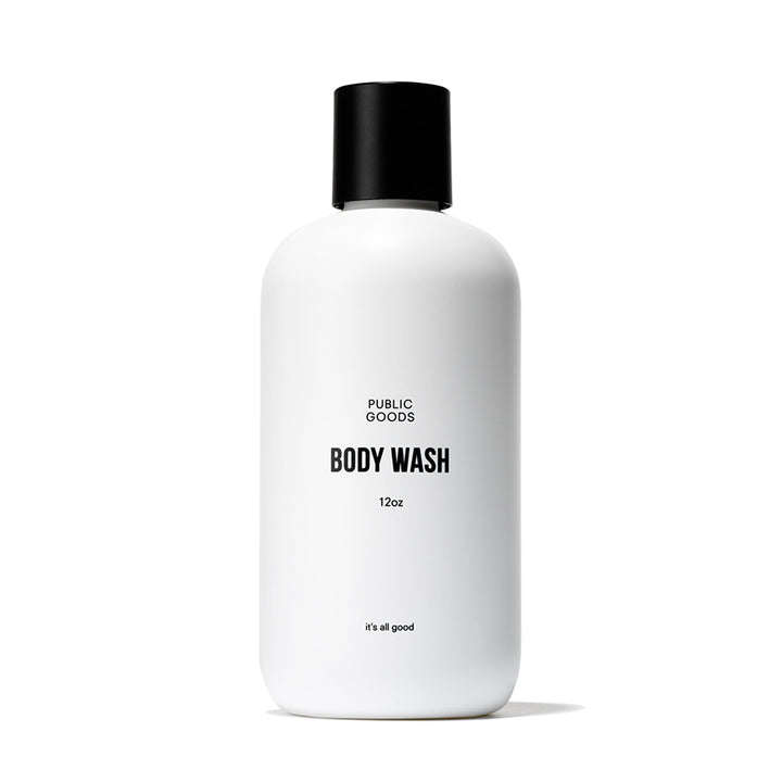 Public Goods front packaging showing bottle and label, clear eco benefit