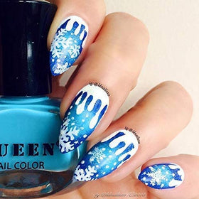 PUEEN macro of polish finish showing smooth texture and glossy durability benefit