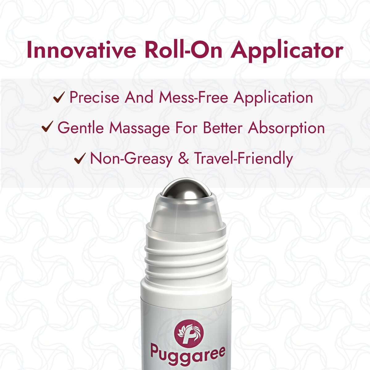 Puggaree ingredient label showing Redensyl and rosemary for scalp support