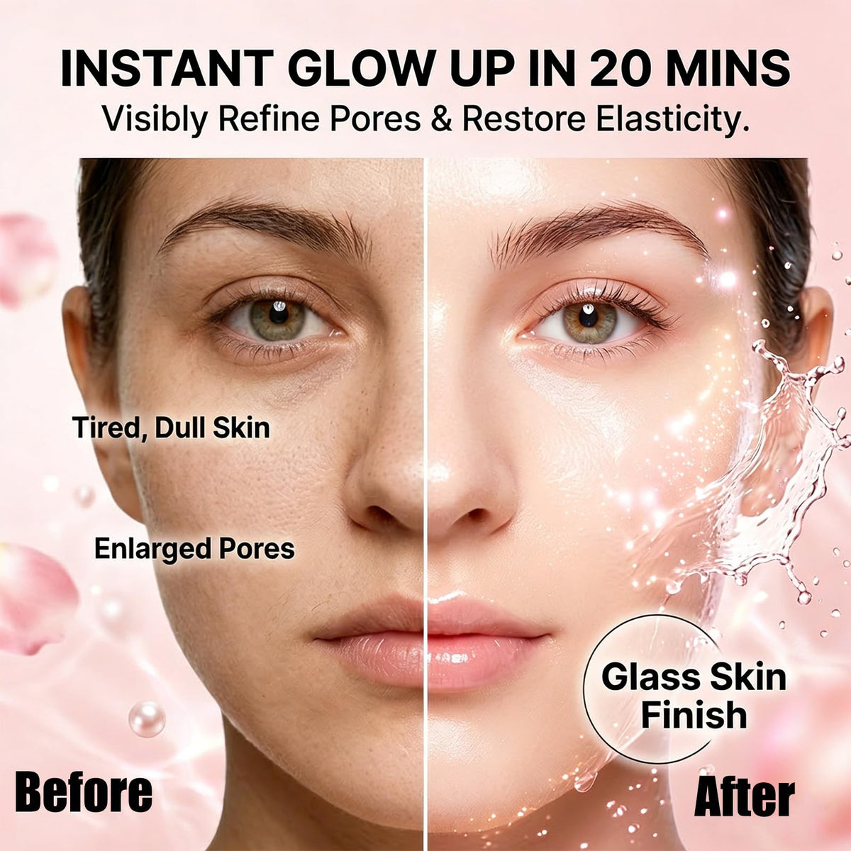 Puisa mask worn on model at night illustrating comfortable overnight use