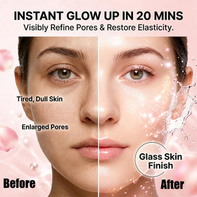 Puisa mask worn on model at night illustrating comfortable overnight use