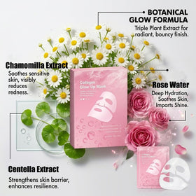 Puisa mask held in hand to show true size and easy application benefit