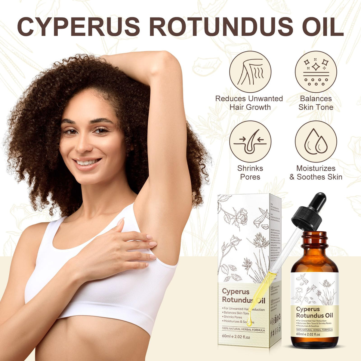 PULLING OIL natural ingredients display with aloe vera and sweet almond for nourishment