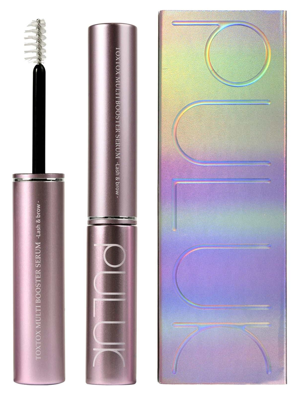PULUK front packaging of 5ml serum showing compact bottle and label for easy storage benefit