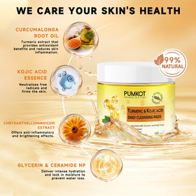 Pumkot open box revealing 60 cleansing pads for convenient storage